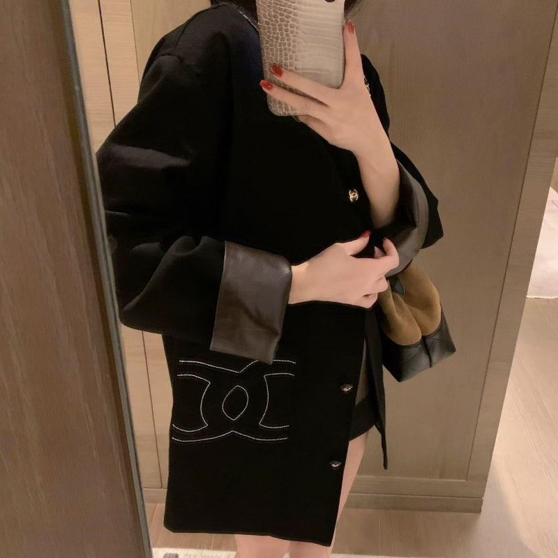 New Fashion Women CC Mid-Length Coat TZ1326091114