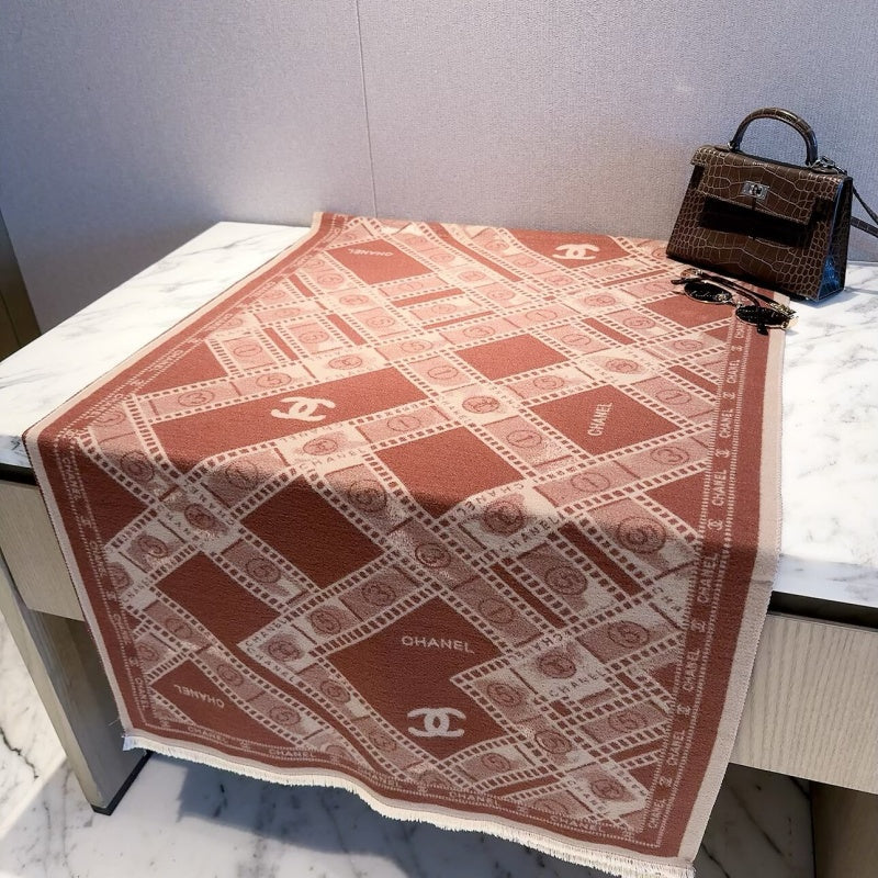 New Fashion Women Diamond Jacquard Scarf ZJN1326091405