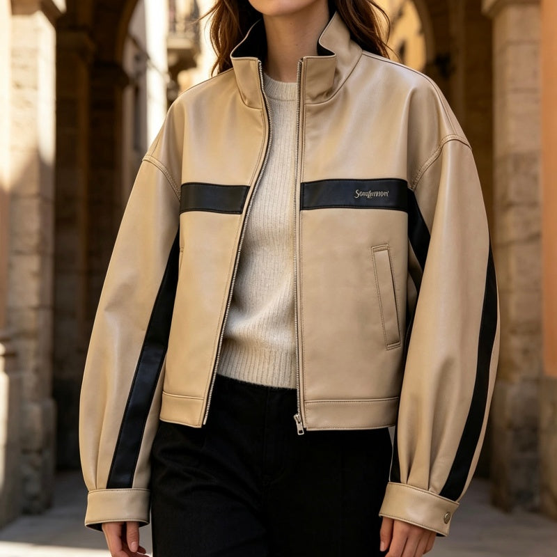 YS 26ss Women‘s leather jacket 1326091502
