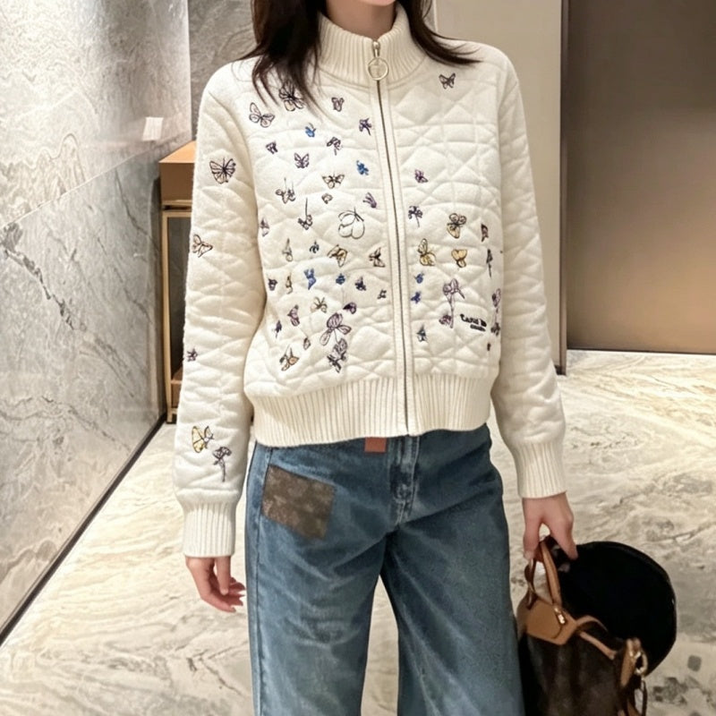 DIO 26ss Women's wool cardigan TZ1326091507