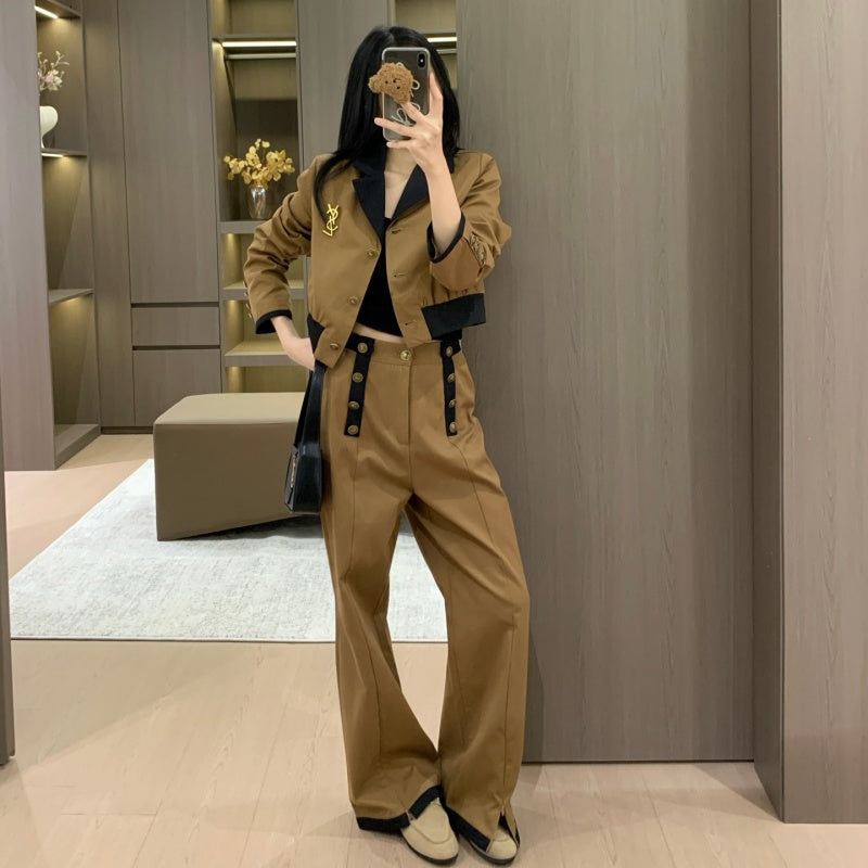 New Fashion Women‘s Cropped Blazer Set TZ1326091515