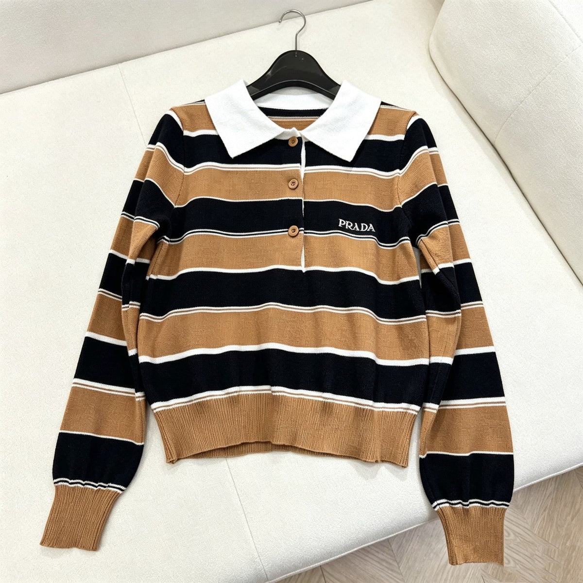 PRA 26ss Women's Polo knit sweater TZ1326091517
