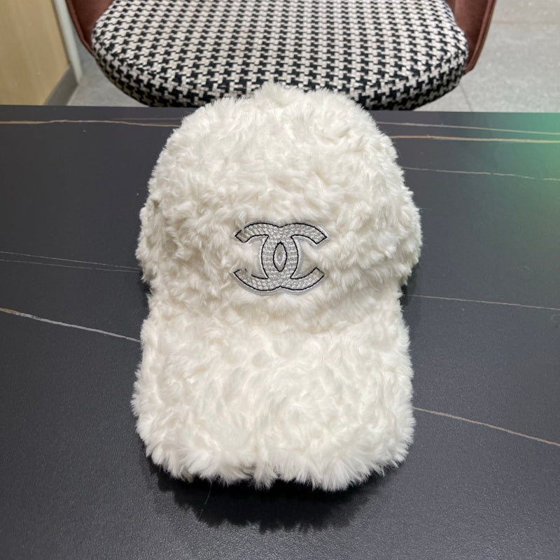 CHA 26ss Unisex Cashmere‑like Baseball Cap ZJN1326091525