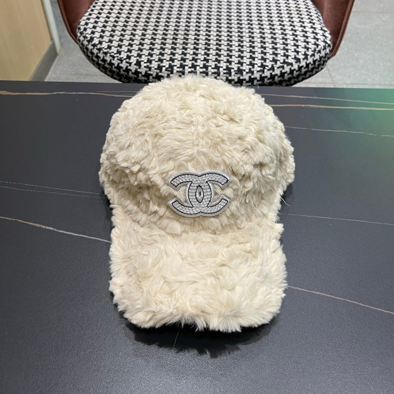 CHA 26ss Unisex Cashmere‑like Baseball Cap ZJN1326091525