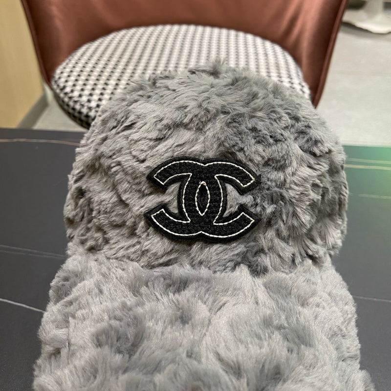 CHA 26ss Unisex Cashmere‑like Baseball Cap ZJN1326091525