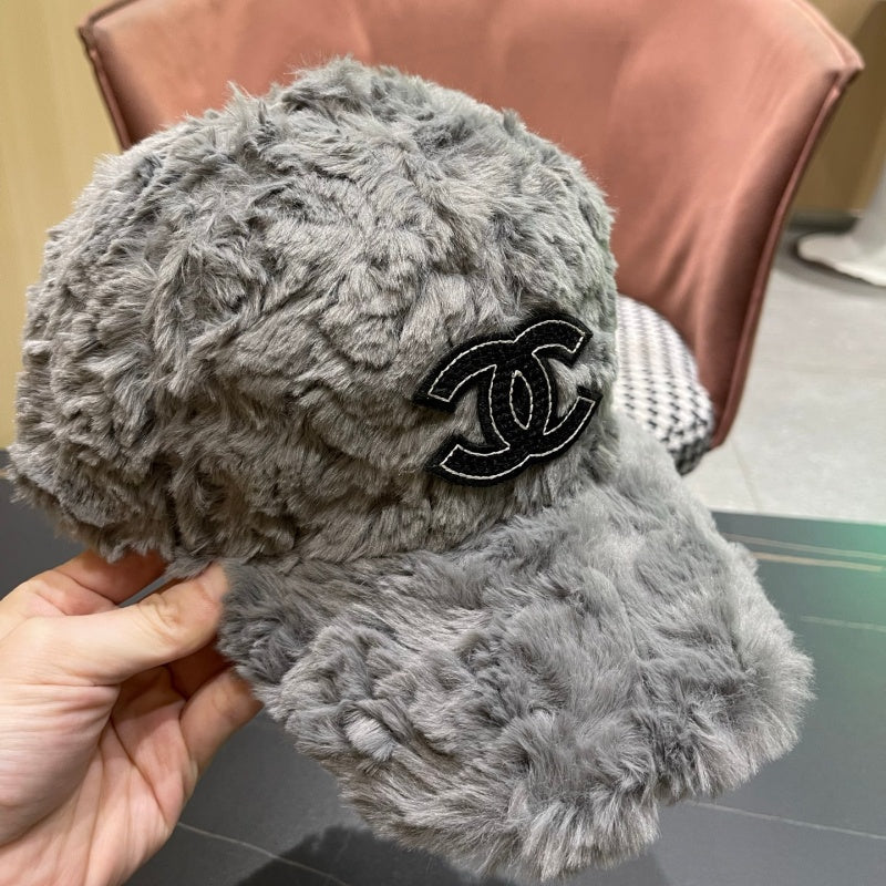 CHA 26ss Unisex Cashmere‑like Baseball Cap ZJN1326091525