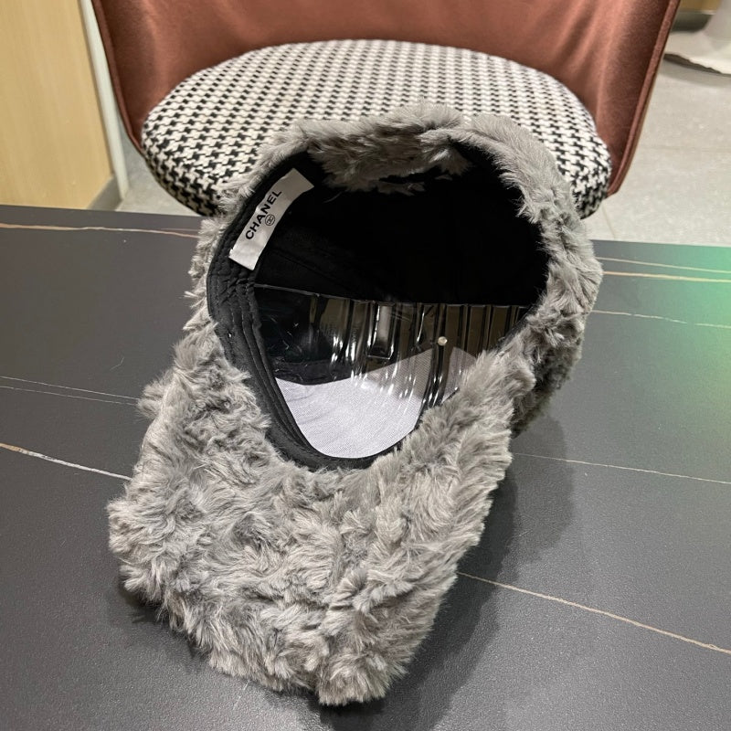 CHA 26ss Unisex Cashmere‑like Baseball Cap ZJN1326091525
