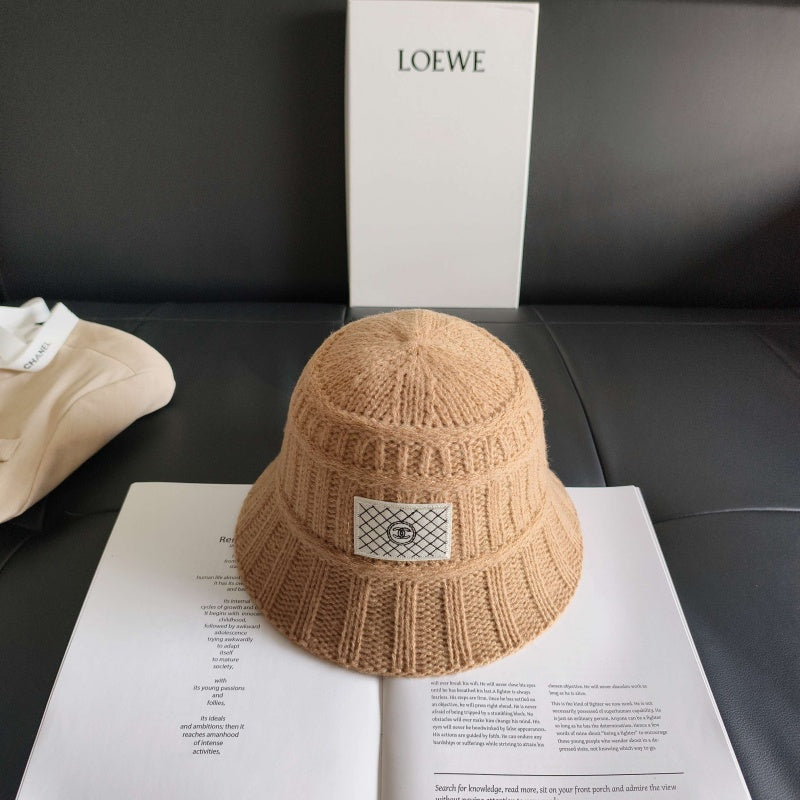 CHA 26ss New Fashion Women Knit Bucket Hat ZJN1326091528