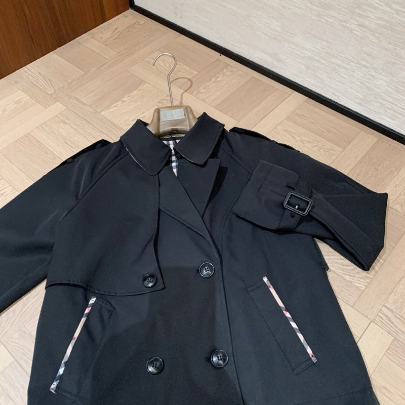 New Arrival Stylish Women’s BBR Short Trench Coat CQQ1326091703