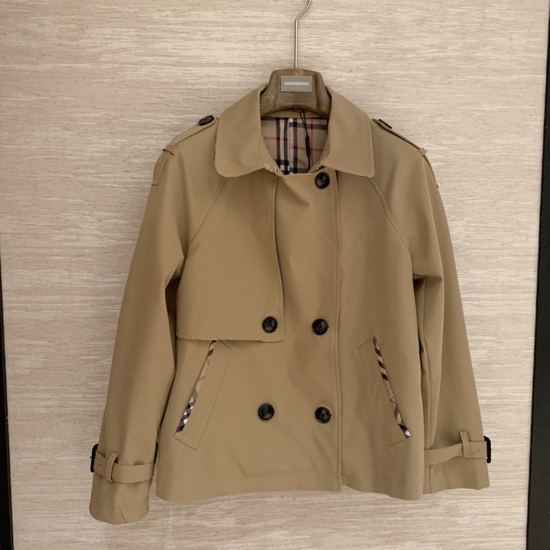 New Arrival Stylish Women’s BBR Short Trench Coat CQQ1326091703