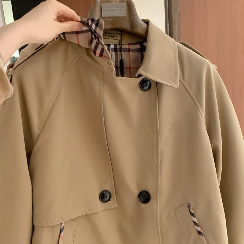 New Arrival Stylish Women’s BBR Short Trench Coat CQQ1326091703