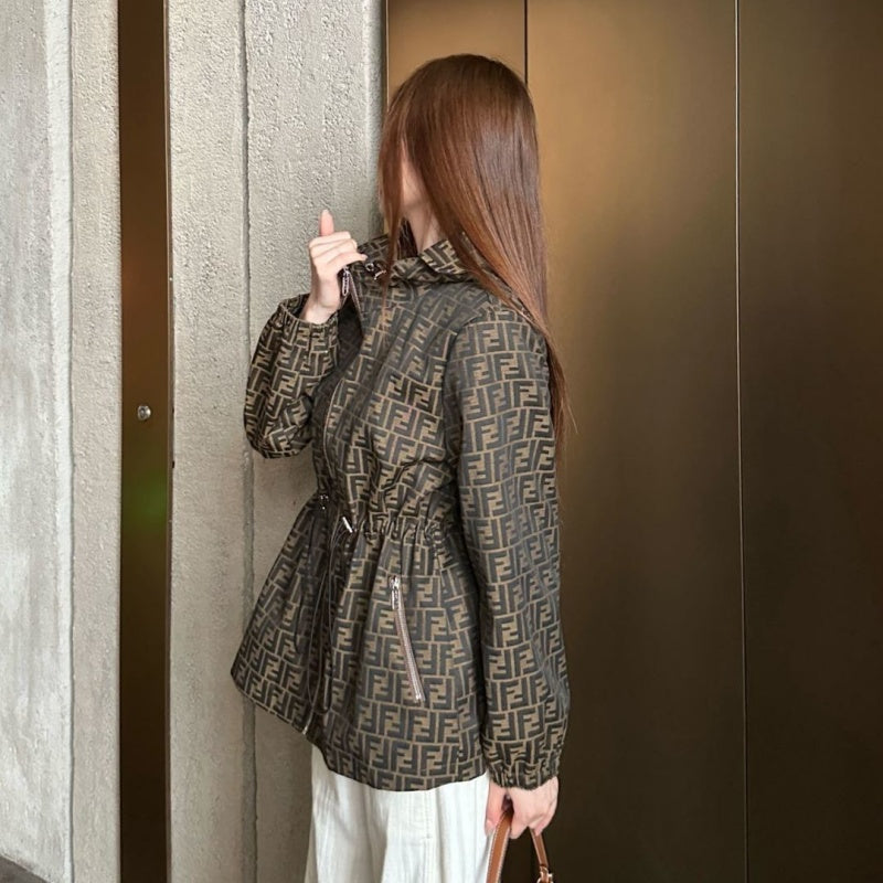 New Stylish Women's FF Drawstring Jacket CQQ1326091708