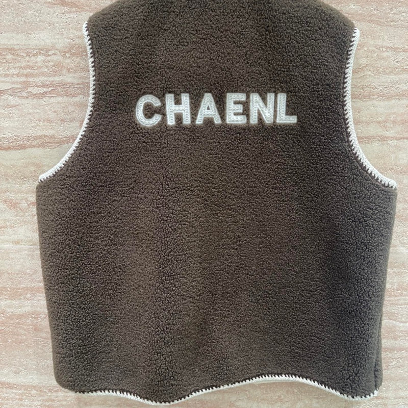 New Stylish Women's Tweed Style Fleece Vest CQQ1326091714
