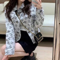New Stylish Women's CC Denim Jacket DM1326091716