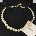 New Stylish Women's CC Pearl Necklace ZS1326091715