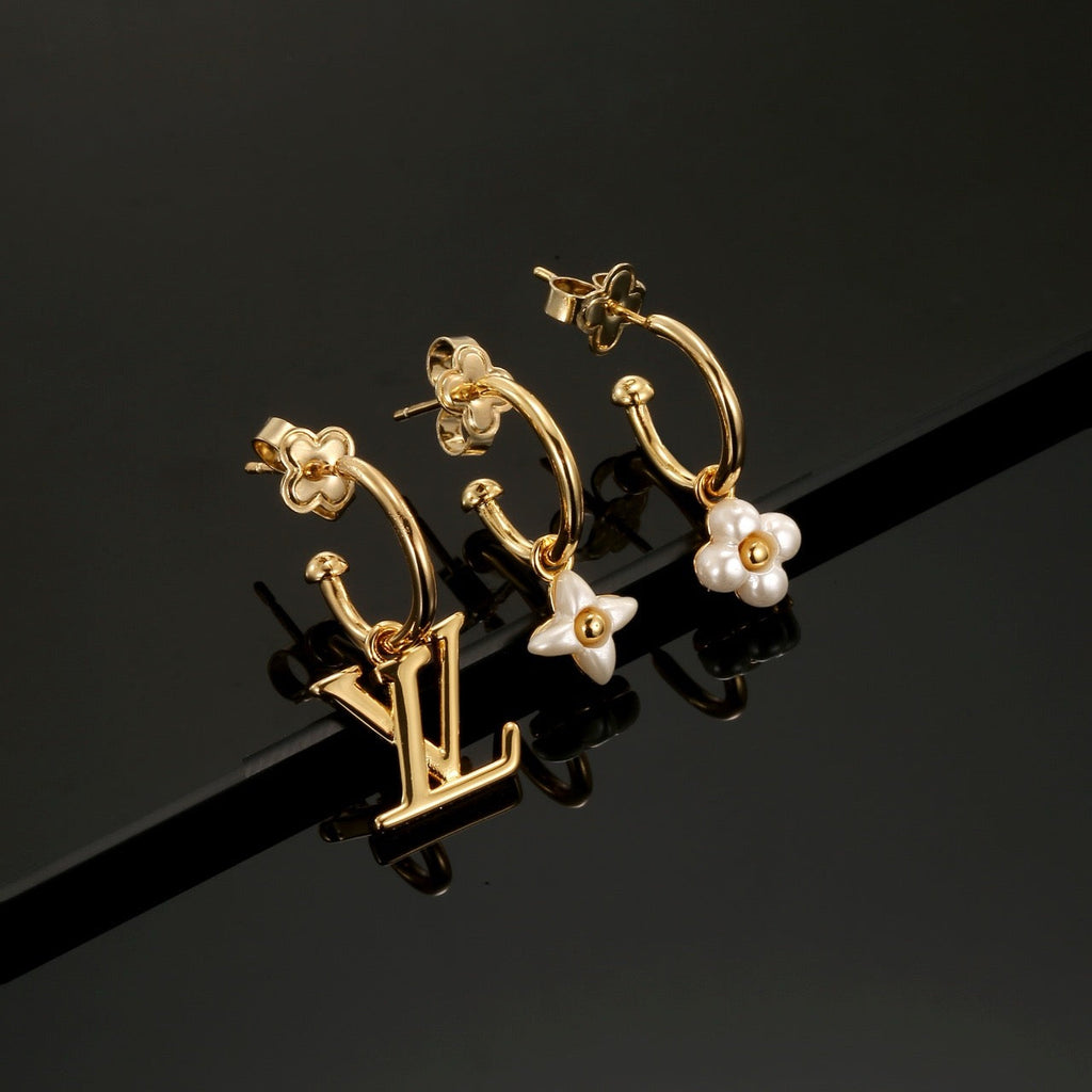 New Stylish Women's 3-Piece Earring Set ZS1326091732