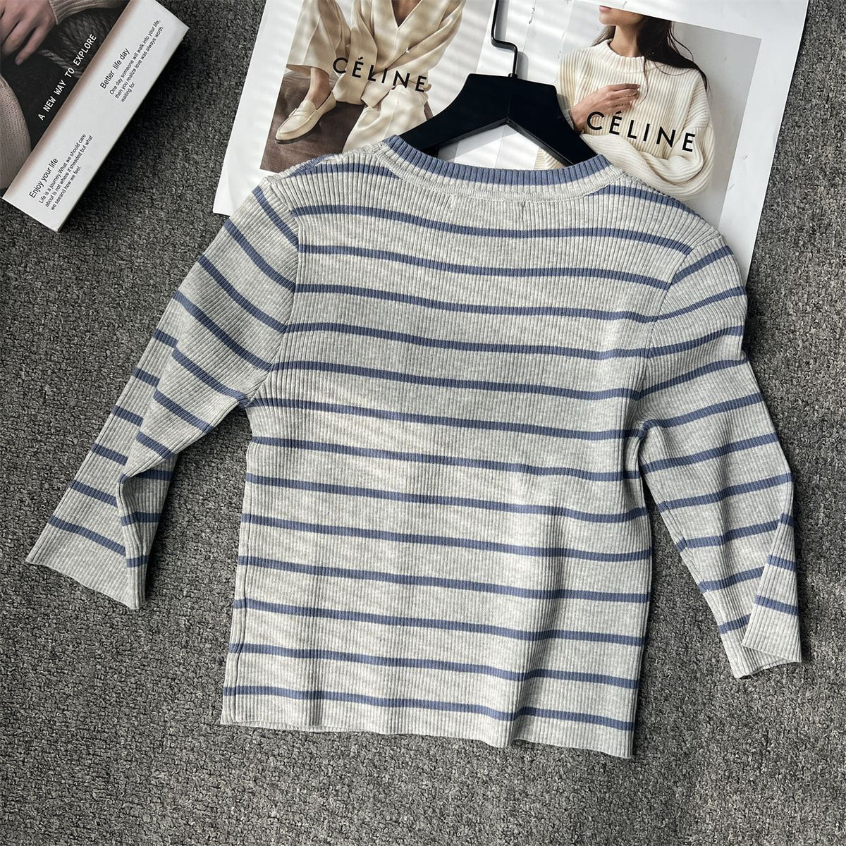 New Fashion Women's PRA Slim Fit Basic Top DM1326091801