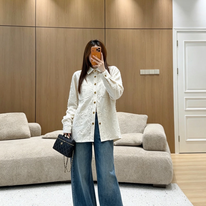 New Fashion Women'S CHA Long Sleeve Shirt DM1326091808