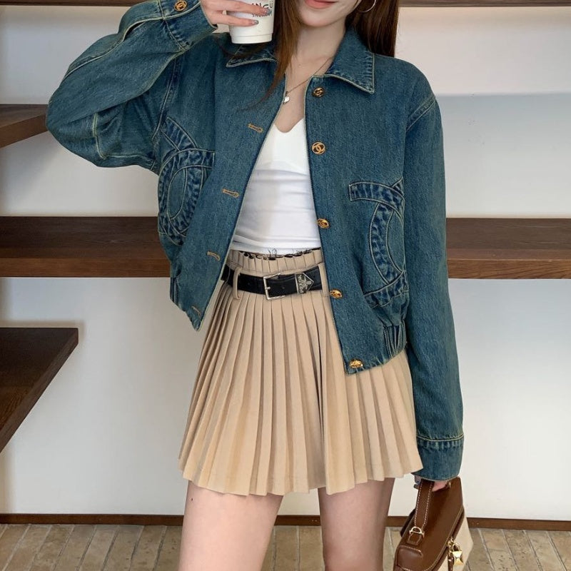 Women's CC New Fashion Denim Jacket  DM1326091823
