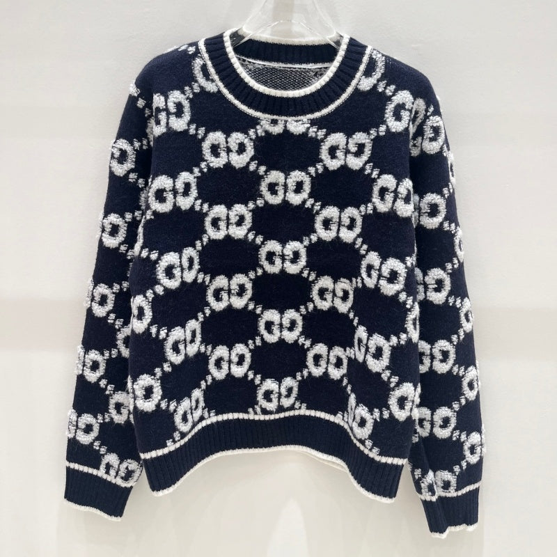 New Fashion Women's GG Knit Sweater DM1326092003