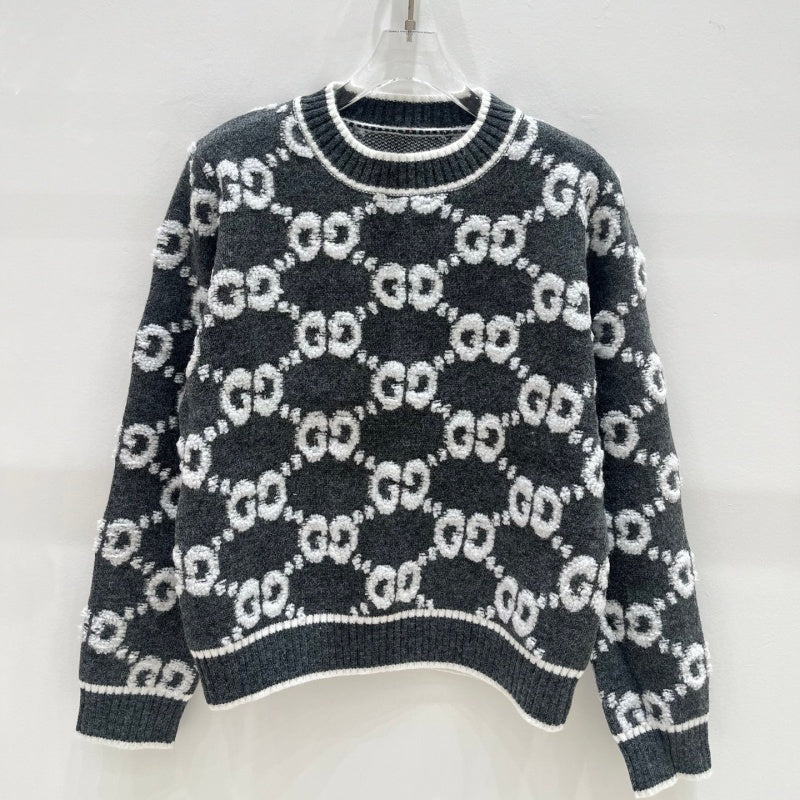 New Fashion Women's GG Knit Sweater DM1326092003