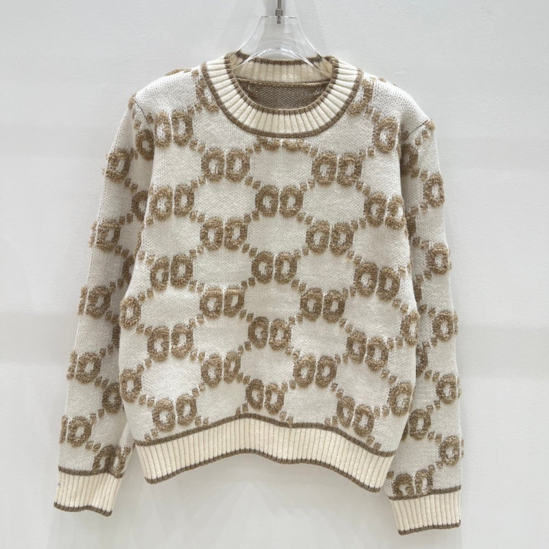 New Fashion Women's GG Knit Sweater DM1326092003