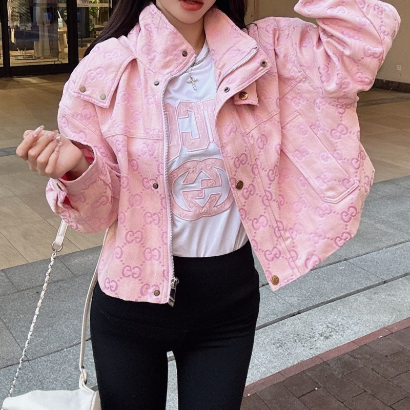 New Fashion Women's GG Crop Jacket DM1326092020