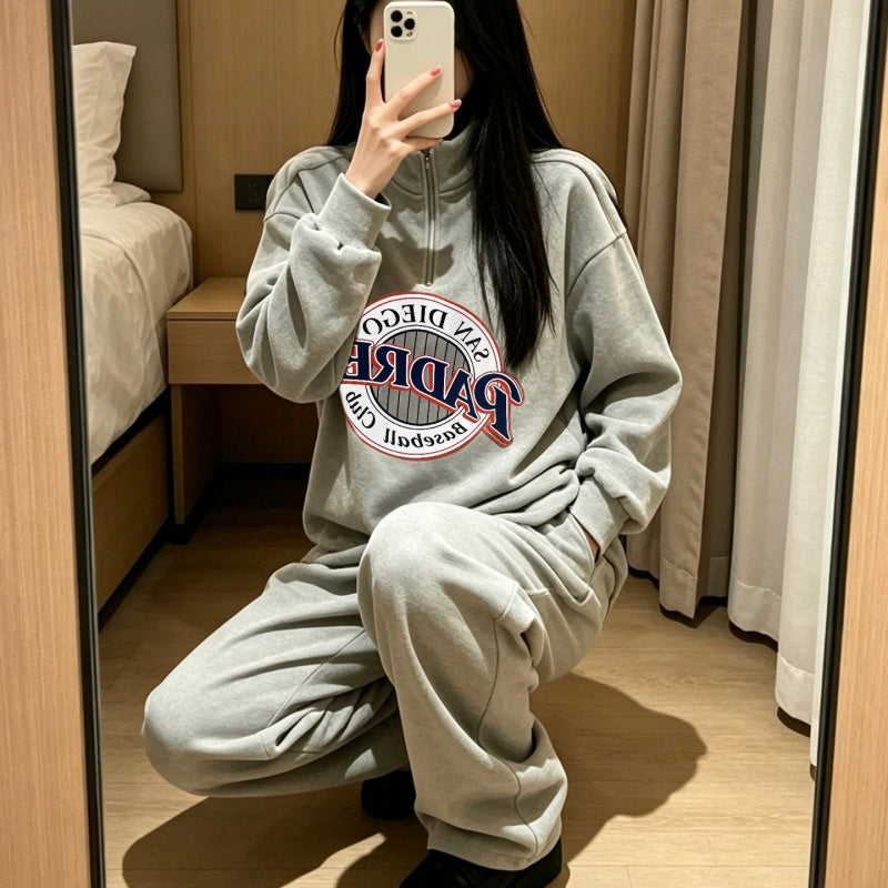 New Fashion Women's 2 Piece Tracksuit Set DM1326092021