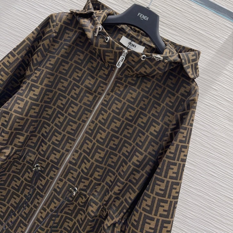 New Fashion Women's FF Windbreaker Jacket DM1326092022