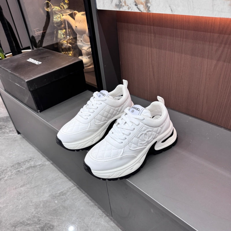 New Fashion Women's Quilted Platform Sneakers JX1326092032