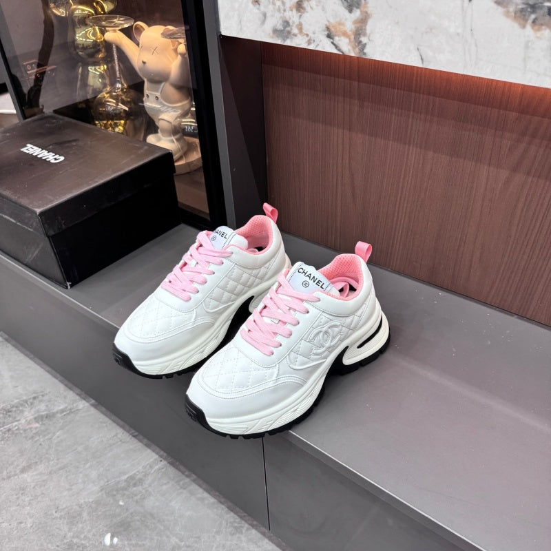 New Fashion Women's Quilted Platform Sneakers JX1326092032