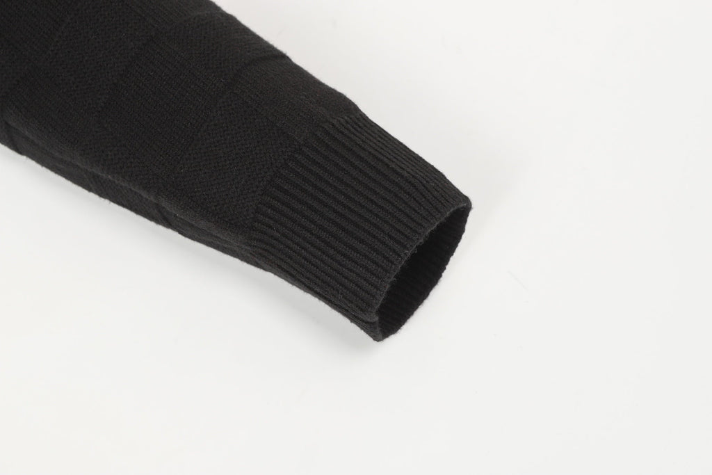 New Fashion Men's Checkerboard Crew Neck Sweater  DM1326092113