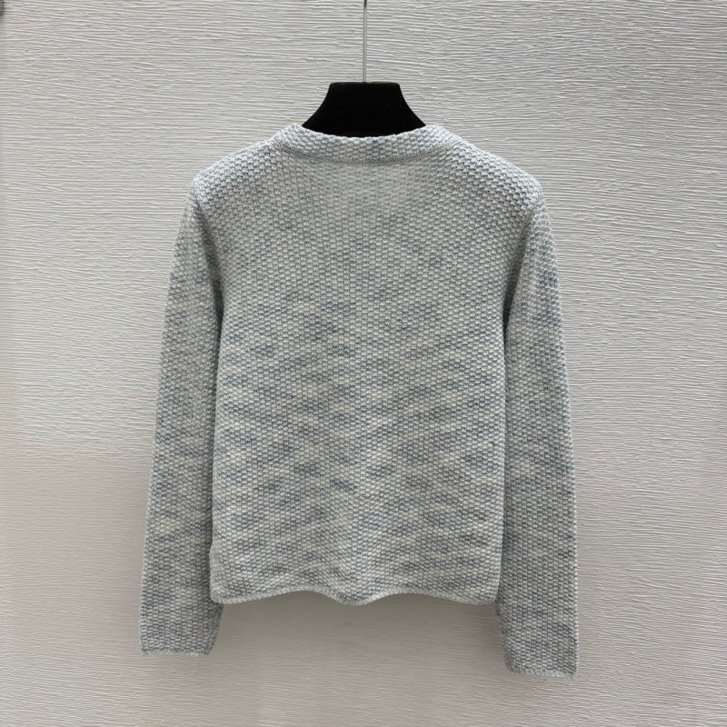 New Fashion Women's Camellia Decor Knit Cardigan DM1326092402