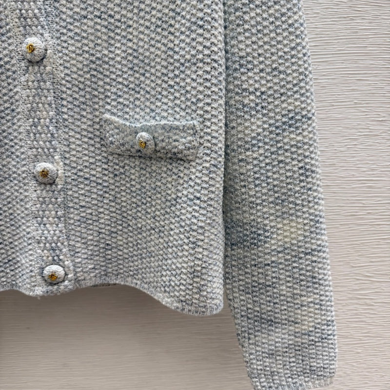 New Fashion Women's Camellia Decor Knit Cardigan DM1326092402