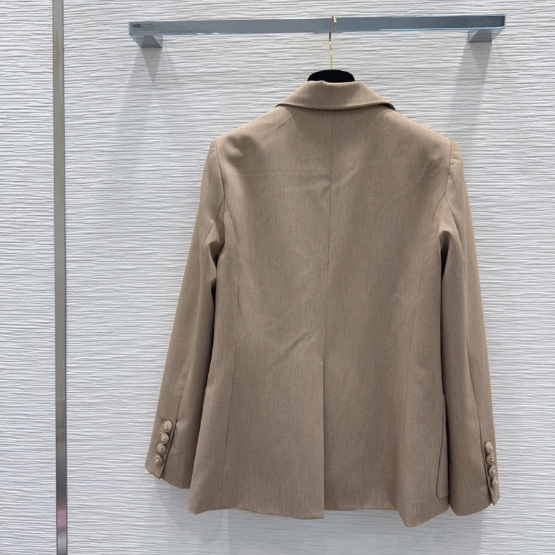 New Fashion Women's CC Rolled Cuff Blazer Jacket CQQ1326092408