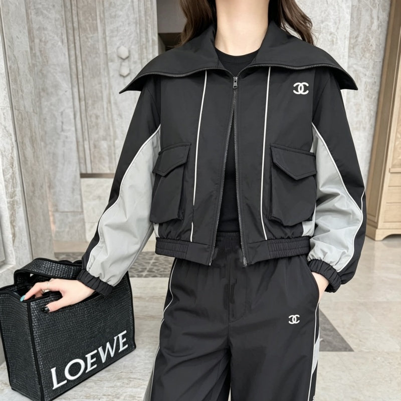 New Fashion Women's CC Casual 2-Piece Outfit Set DM1326092417