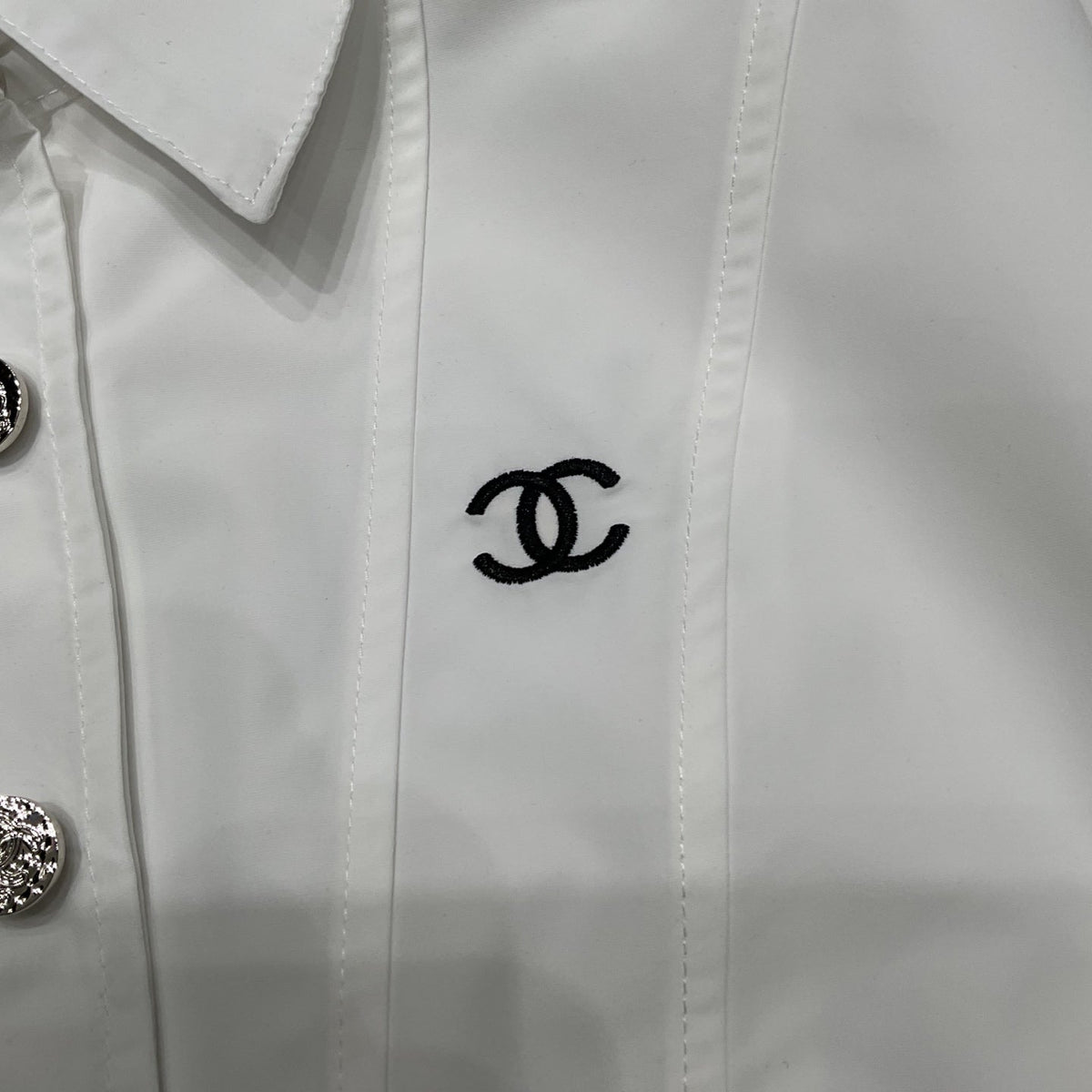 New Fashion Women's CC Collared Shirt DM1326092421