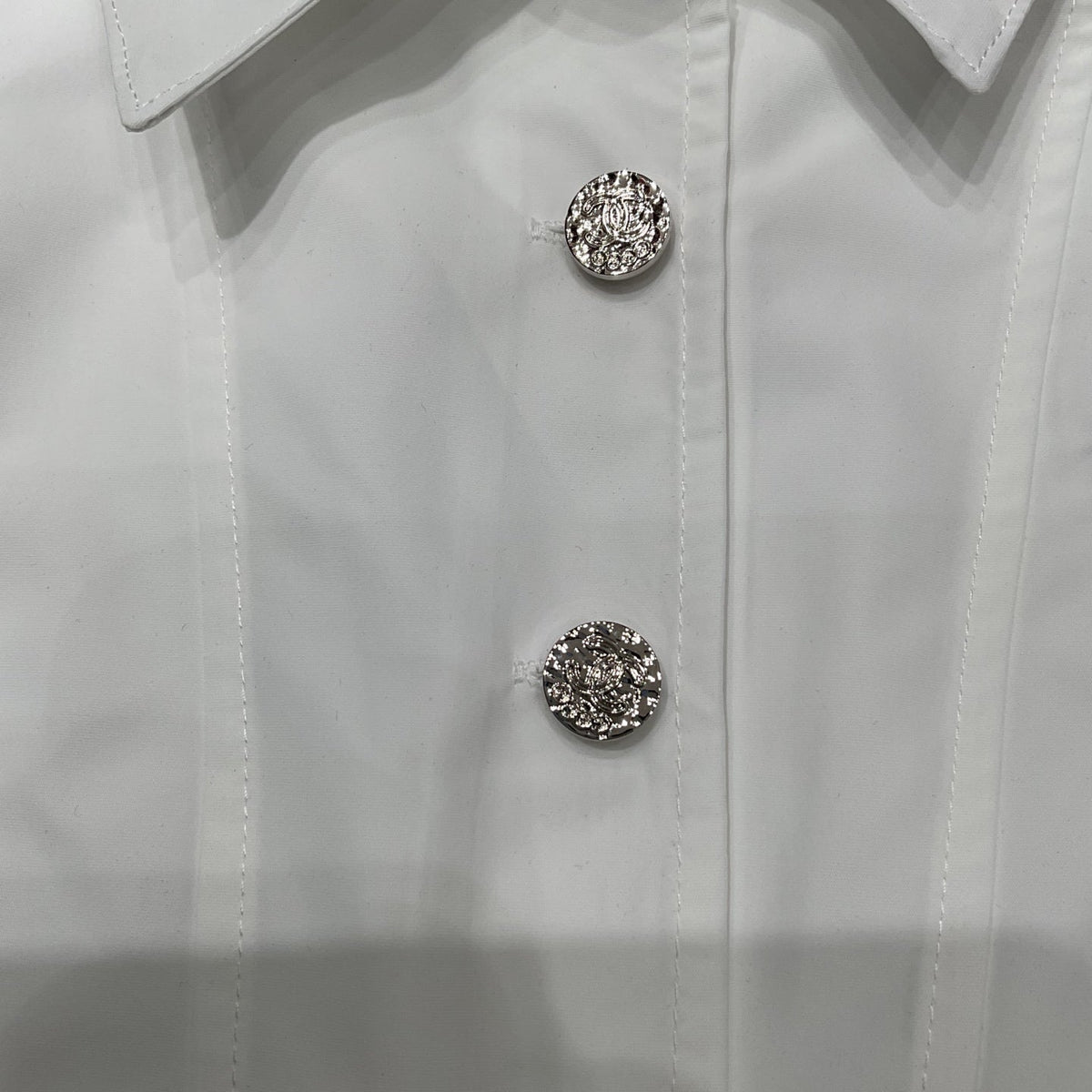 New Fashion Women's CC Collared Shirt DM1326092421