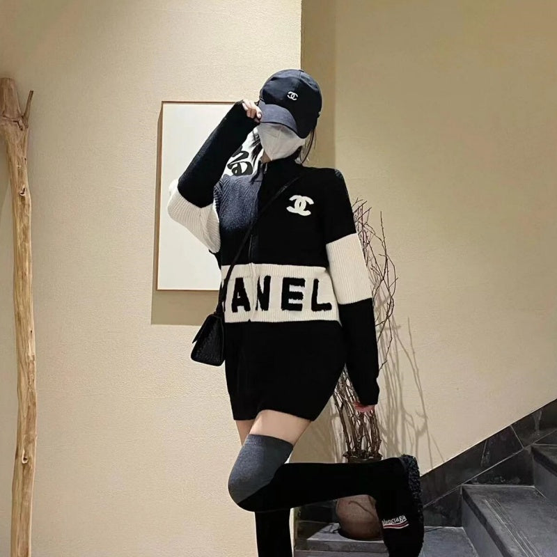 New Fashion Women's CC Knit Cardigan DM1326092423