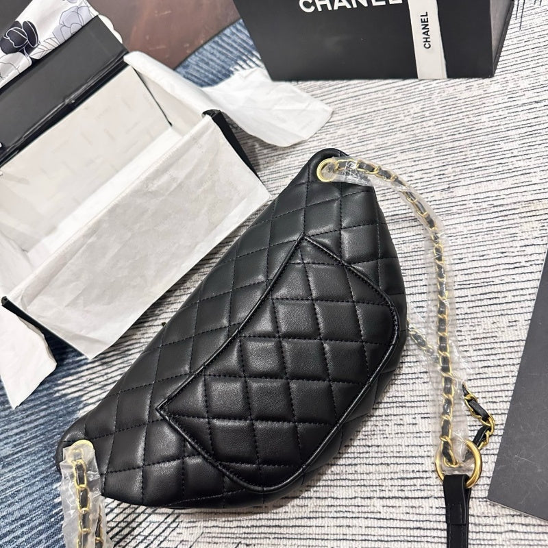Women's Luxury Quilted Chain Waist Bag CWT1326092816
