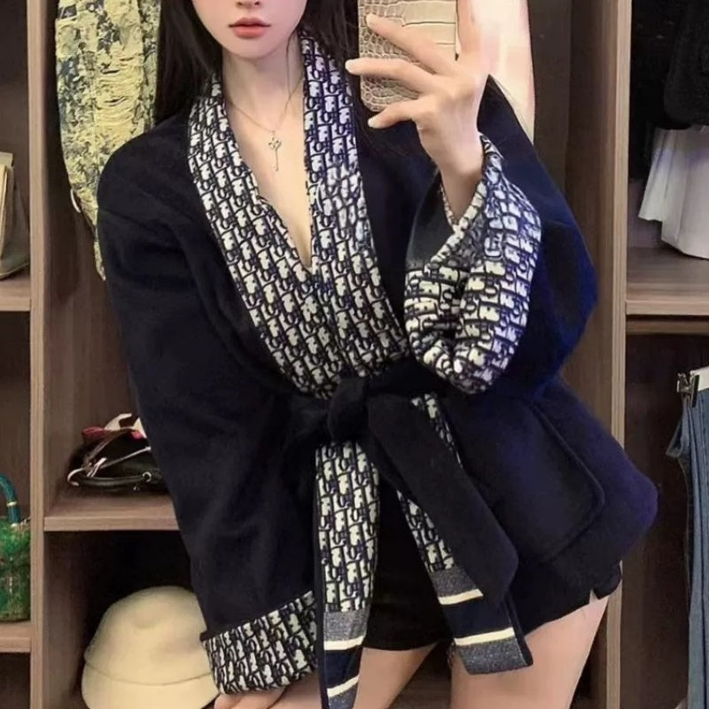 New Fashion Women DIO Cashmere Coat DM1326092904