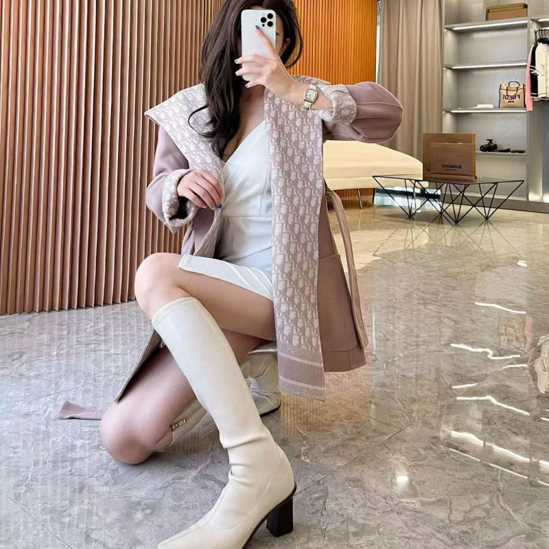 New Fashion Women DIO Cashmere Coat DM1326092904