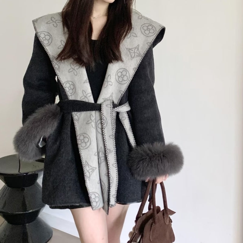 New Fashion Women Printed Coat DM1326092907