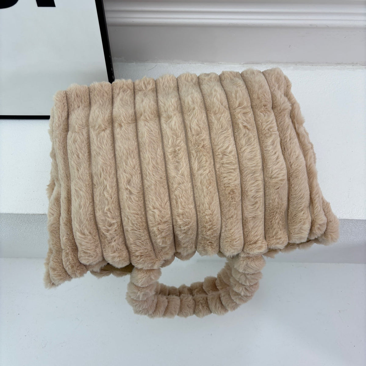 New Fashion Women 1V Plush Tote Handbag JL1326092913