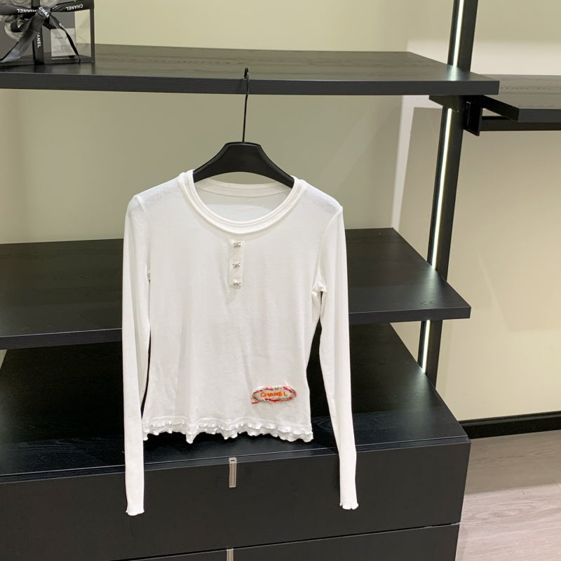 New Fashion Women CC Long Sleeve Tee XC1326092928