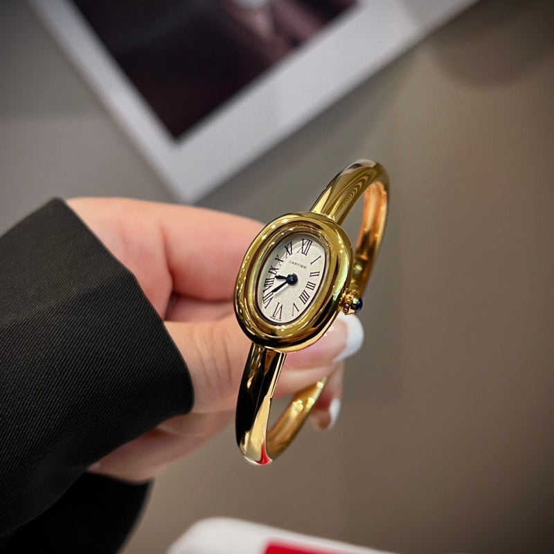 New Fashion Women's Baignoire Bangle Wrist Watch XXF1326093016