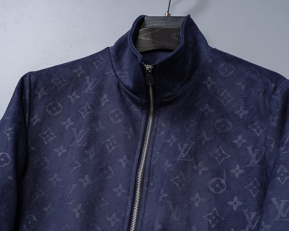 New Fashion Men's All Over Print Stand Collar Jacket SJ1326093017