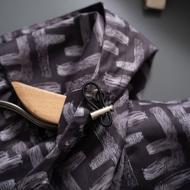 New Fashion Men's All Over Print Stand Collar Jacket SJ1326093019
