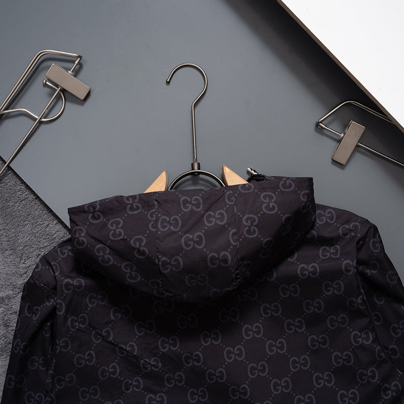 New Fashion Men's All Over Print Stand Jacket SJ1326093020