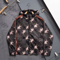 New Fashion Men's All Over Print Stand Jacket SJ1326093024